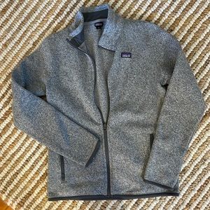 Gently worn Patagonia better sweater in gray.